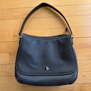 Kate Spade Black Leather Shoulder Bag